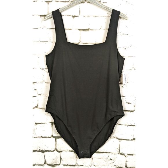 OLD NAVY Black Bodysuit Essential Basic Capsule Wardrobe Size XXL NWT - Picture 2 of 6